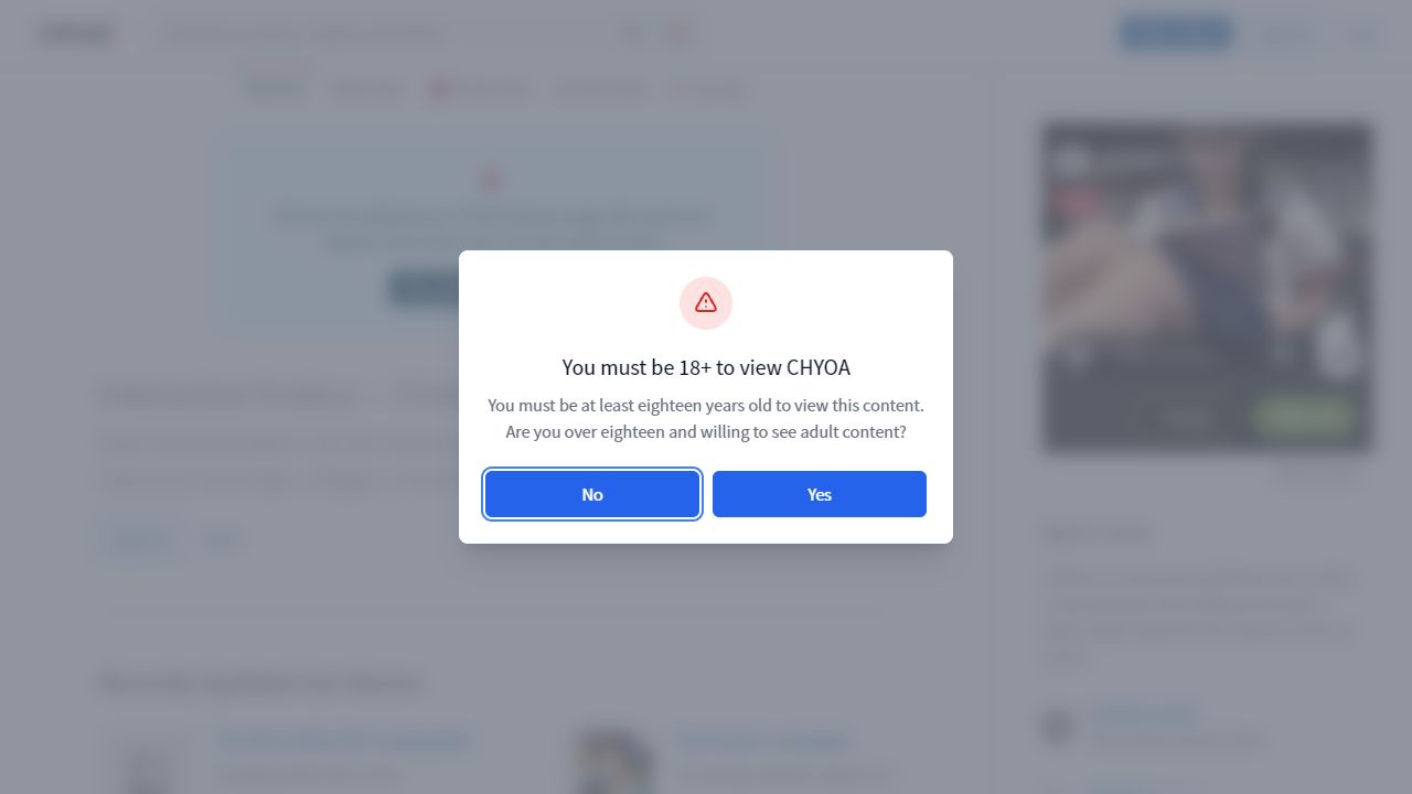 CHYOA 最新网站截图