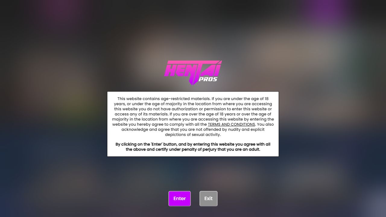 HentaiPros 最新网站截图