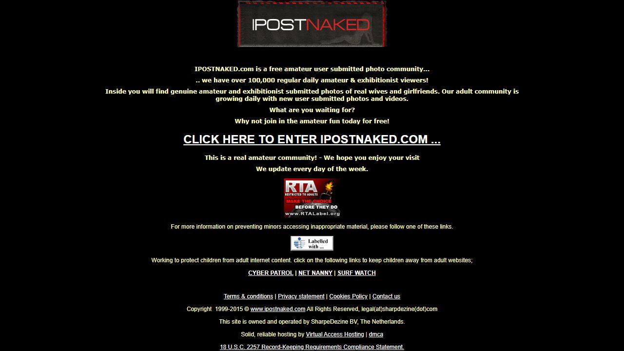 IPostNaked 最新网站截图