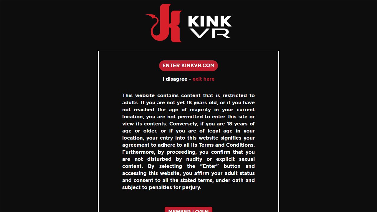 KinkVR 最新网站截图