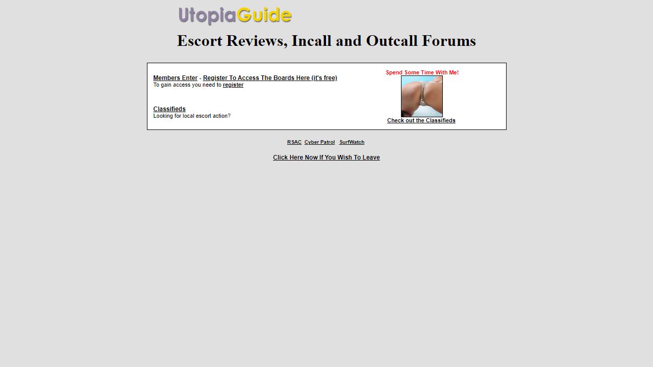 UtopiaGuide 最新网站截图