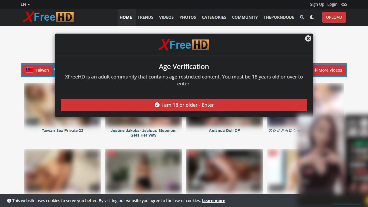 XFreeHD 最新网站截图